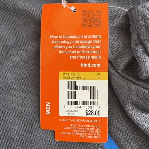 Hind mens athletic tee - Picture 5 of 6